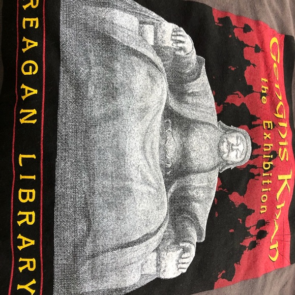 Genghis Khan T-Shirt Ronald Reagan Library Exhibit - Picture 6 of 8